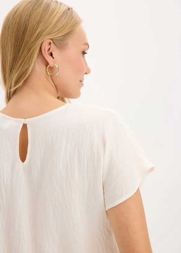 Blouse &agrave; broderies florales, bonprix