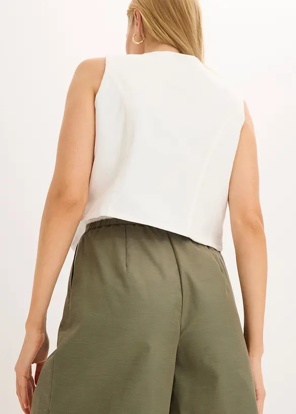 Bermuda &agrave; taille &eacute;lastiqu&eacute;e, bonprix