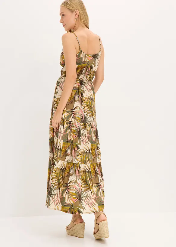 Maxikleid aus flie&szlig;ender Viskose, bonprix