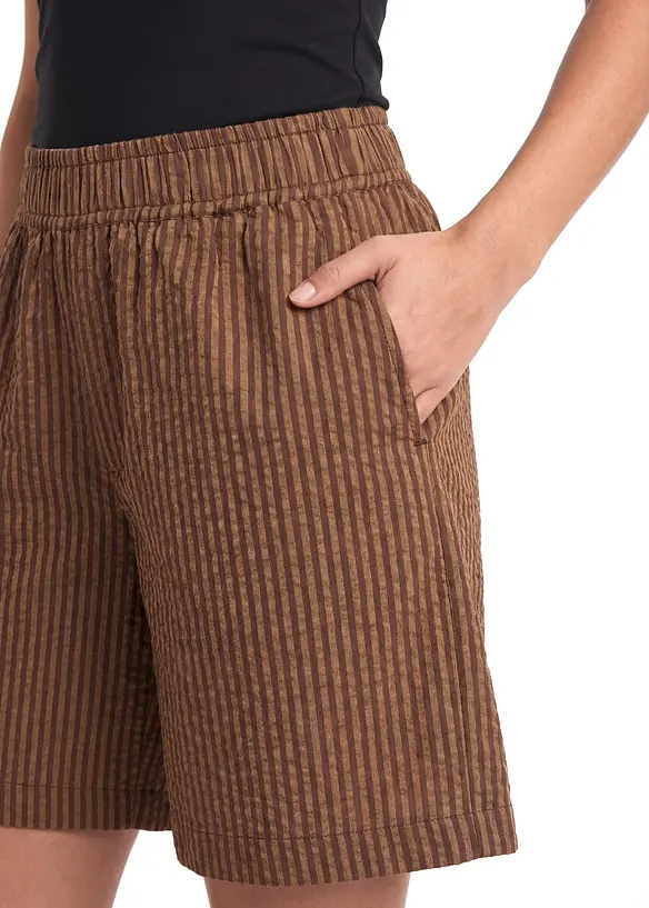 Short confortable &agrave; taille &eacute;lastiqu&eacute;e, bonprix