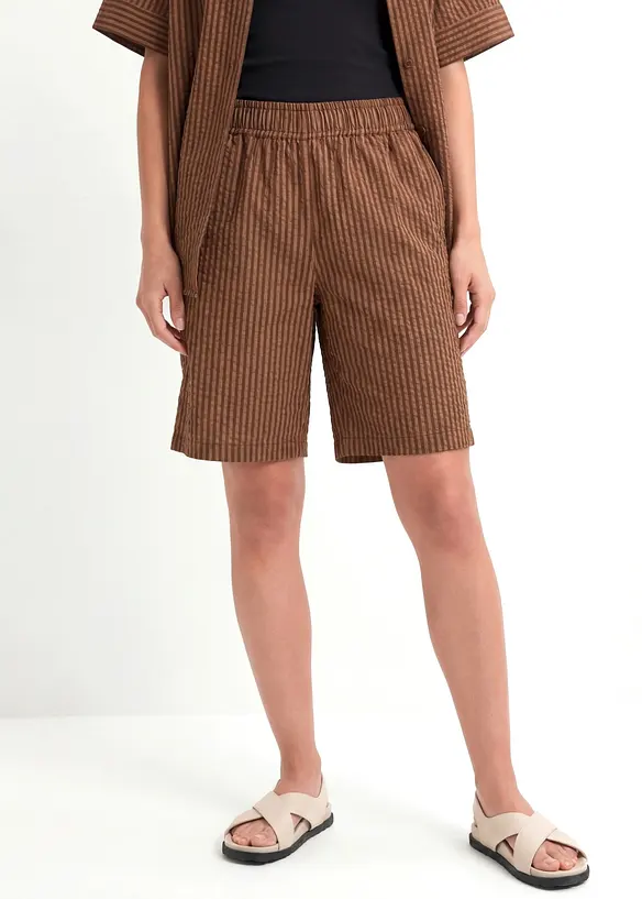Short confortable &agrave; taille &eacute;lastiqu&eacute;e, bonprix