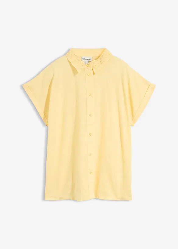 Chemisier en coton &agrave; broderie anglaise, bonprix