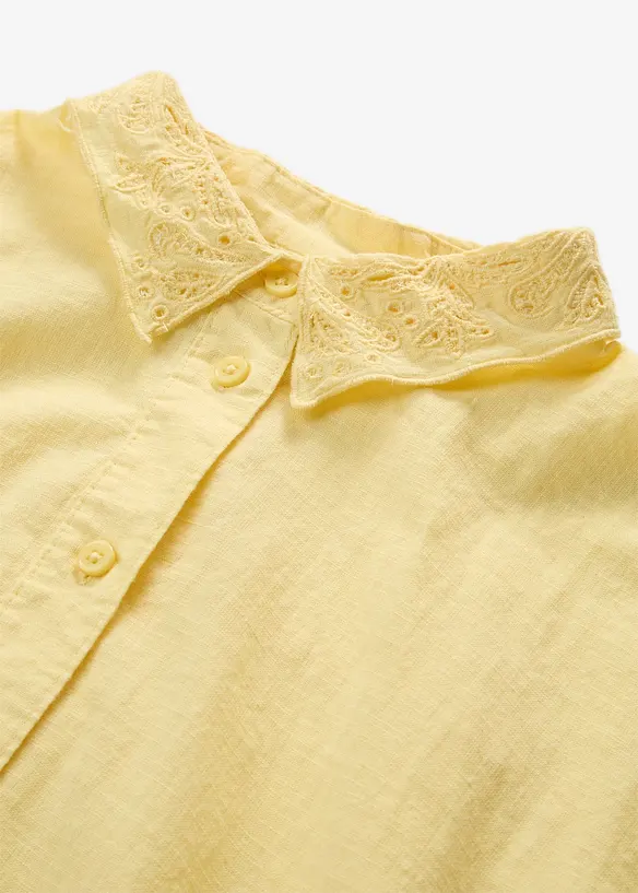 Chemisier en coton &agrave; broderie anglaise, bonprix