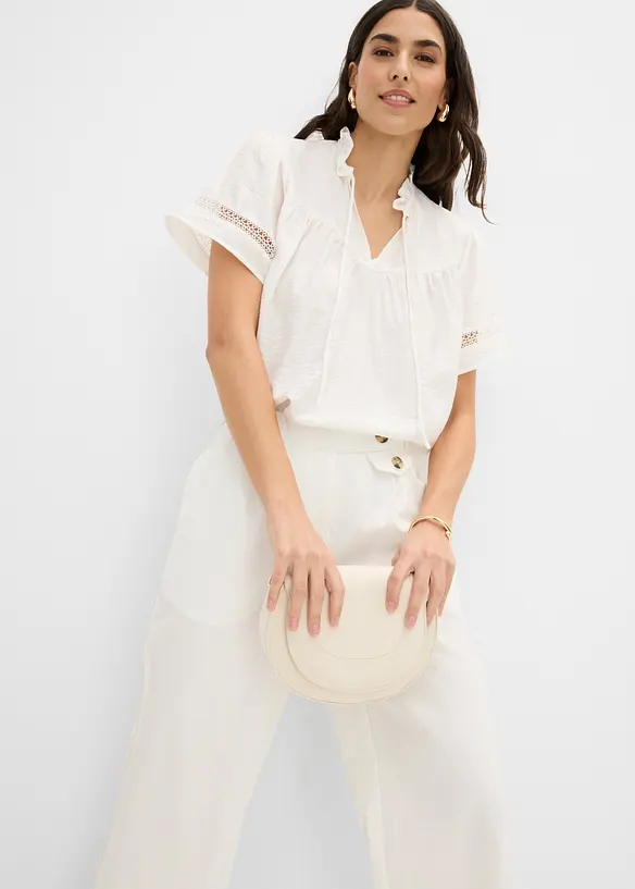 Marlenehose mit Lyocell, bonprix