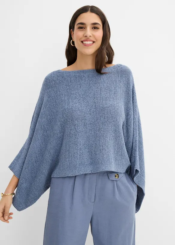 Pull kimono en fil ruban, bonprix