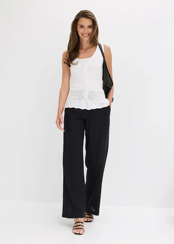 Gilet sans manches en maille, bonprix