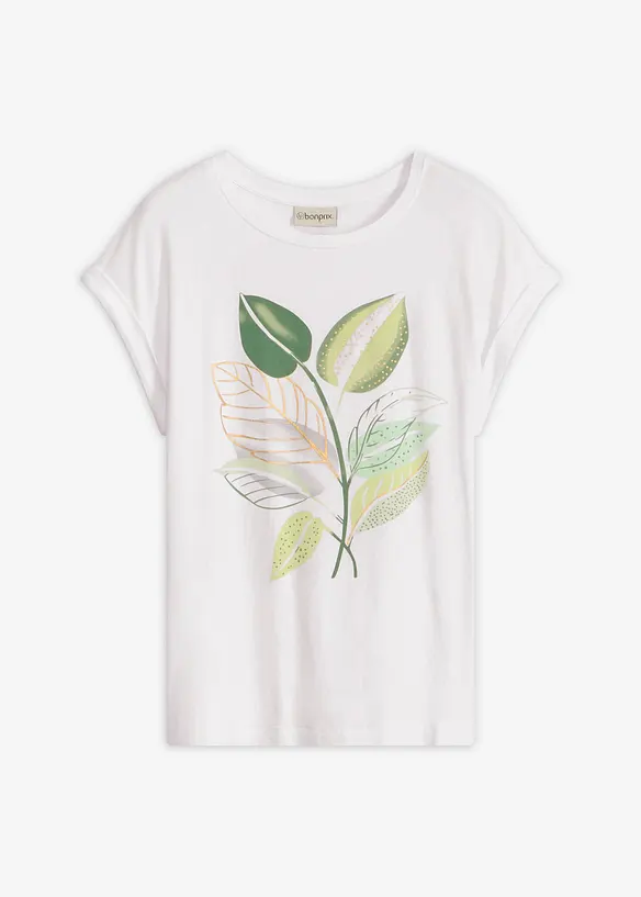 T-shirt en coton extensible, bonprix
