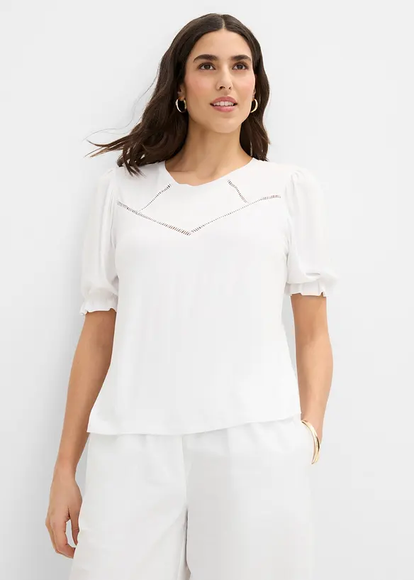 T-shirt en viscose extensible, bonprix