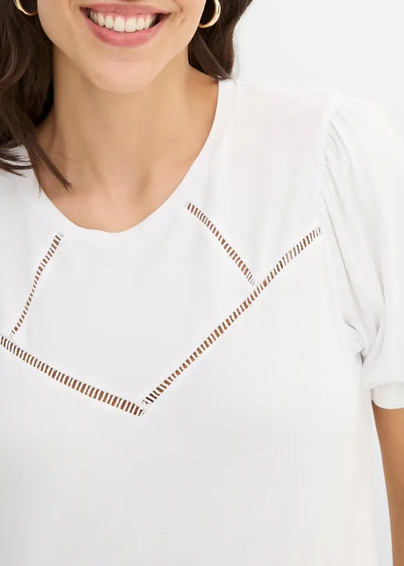 T-shirt en viscose extensible, bonprix