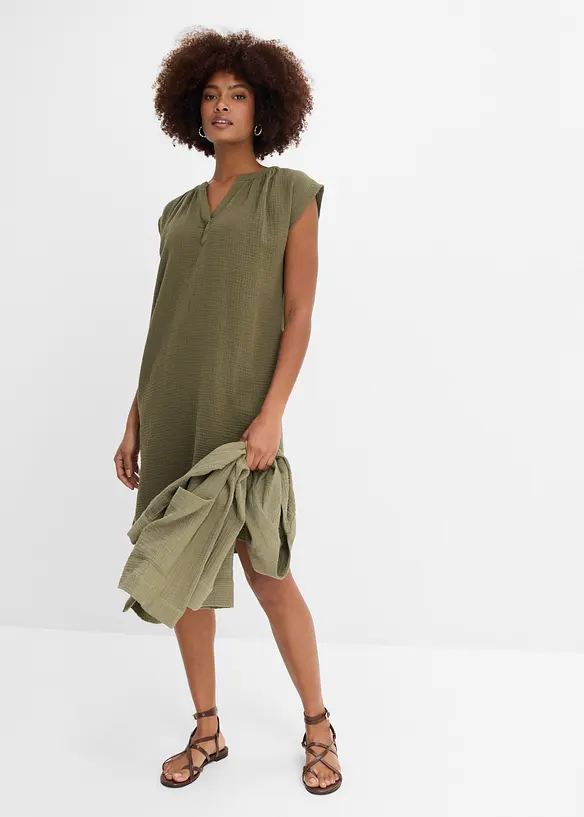 Minikleid aus reiner Baumwolle, bonprix