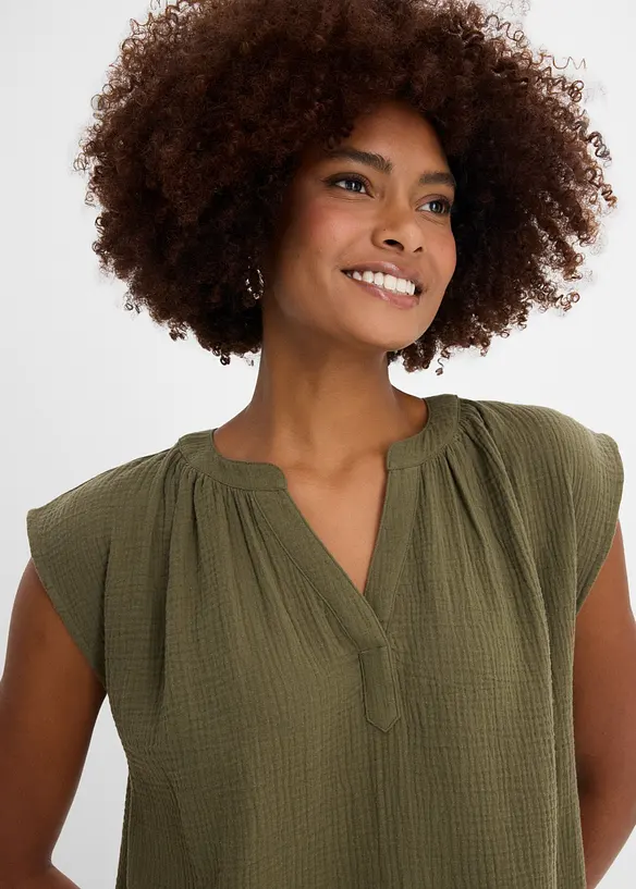 Minikleid aus reiner Baumwolle, bonprix