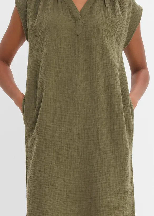 Minikleid aus reiner Baumwolle, bonprix