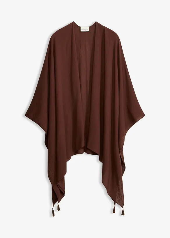Poncho pour l&rsquo;&eacute;t&eacute; en viscose, bonprix