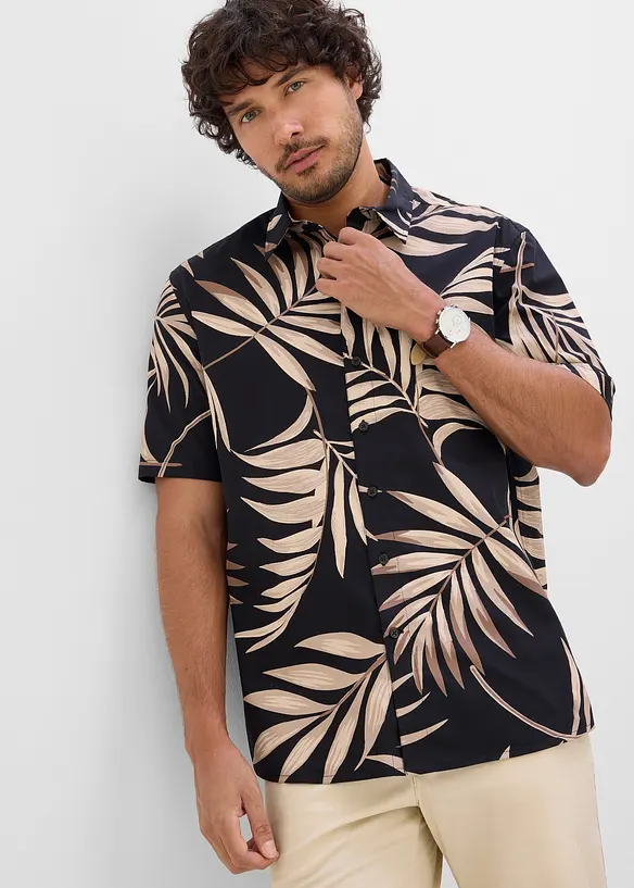 Chemise manches courtes 100% coton, bonprix