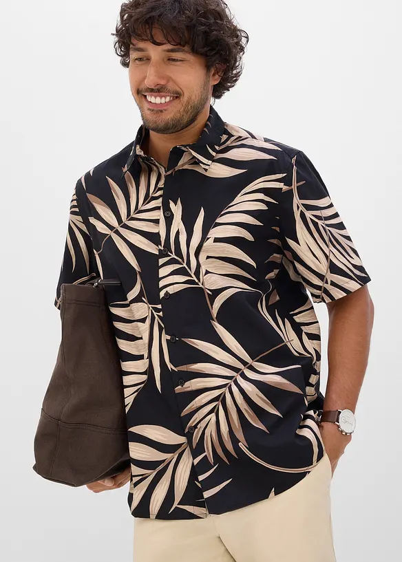 Chemise manches courtes 100% coton, bonprix