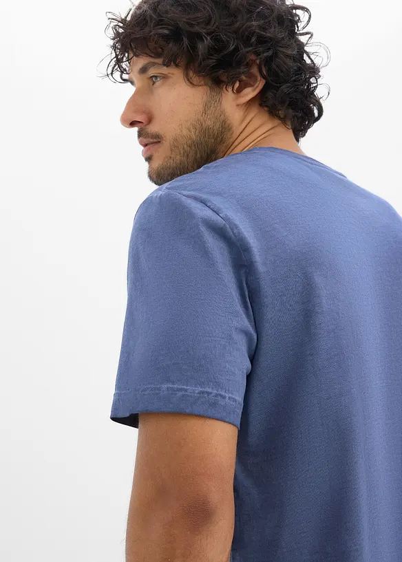 T-shirt aspect d&eacute;lav&eacute;, 100% coton, bonprix