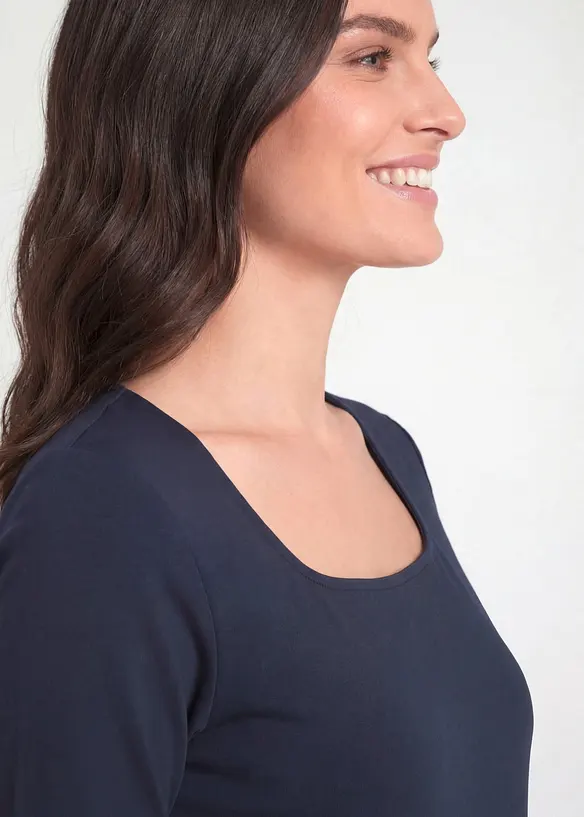 Jerseykleid aus purer Bio-Baumwolle, bonprix