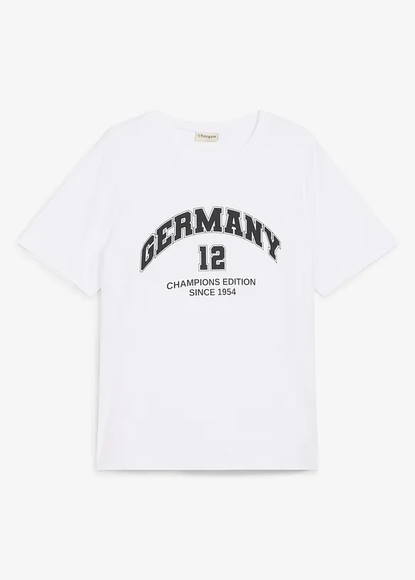 T-shirt Allemagne 100% coton, bonprix