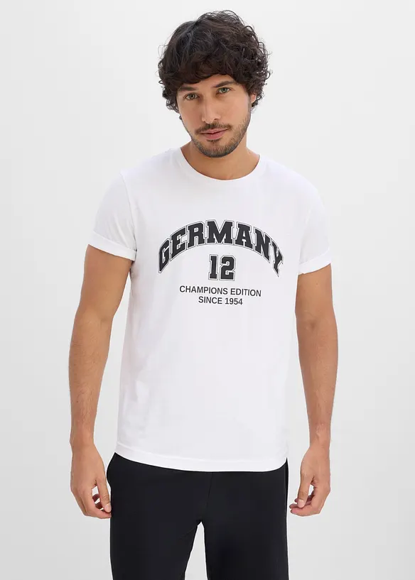 T-shirt Allemagne 100% coton, bonprix