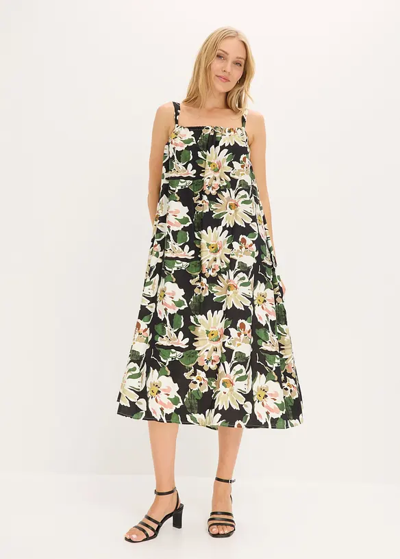 Midikleid aus softem Viskose-Mix, bonprix