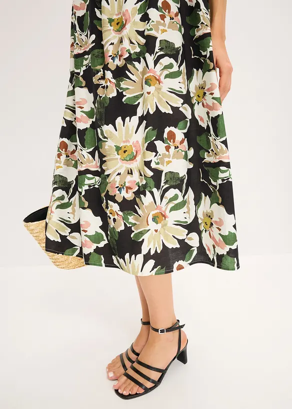 Midikleid aus softem Viskose-Mix, bonprix