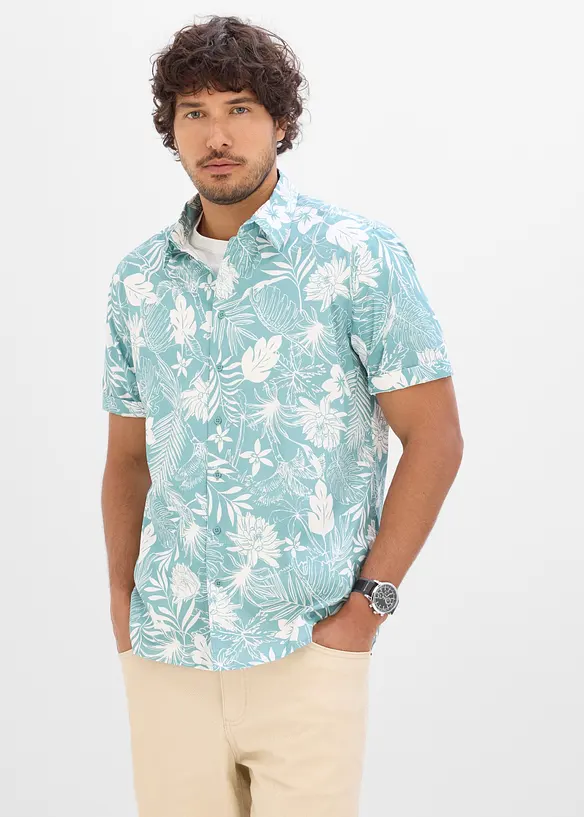 Chemise manches courtes 100% coton, bonprix