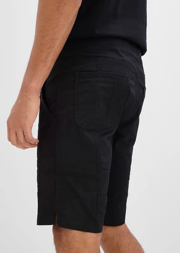 Bermuda extensible &agrave; taille &eacute;lastiqu&eacute;e, regular, bonprix