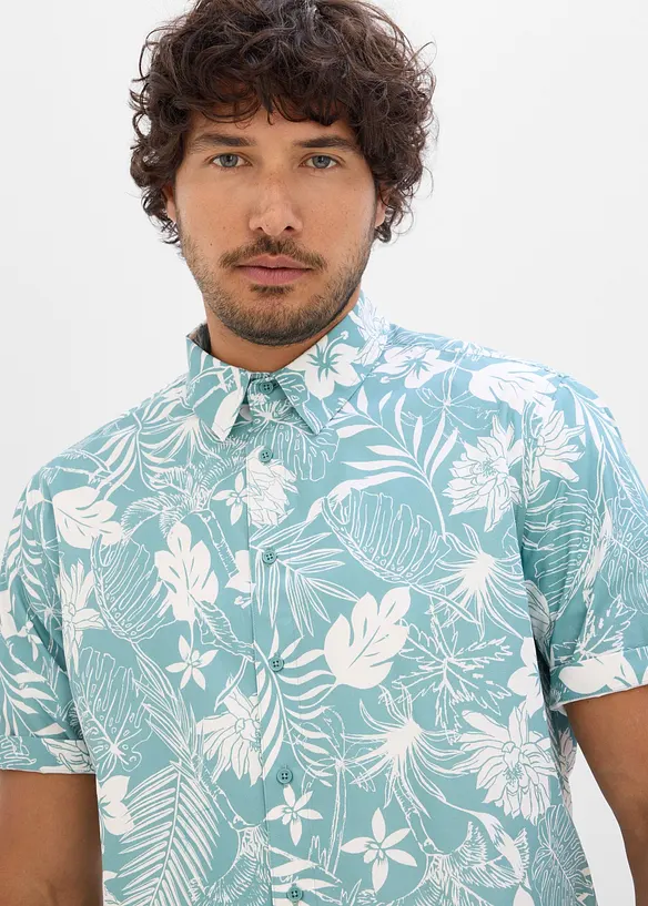 Chemise manches courtes 100% coton, bonprix