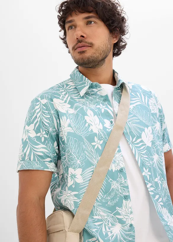 Chemise manches courtes 100% coton, bonprix