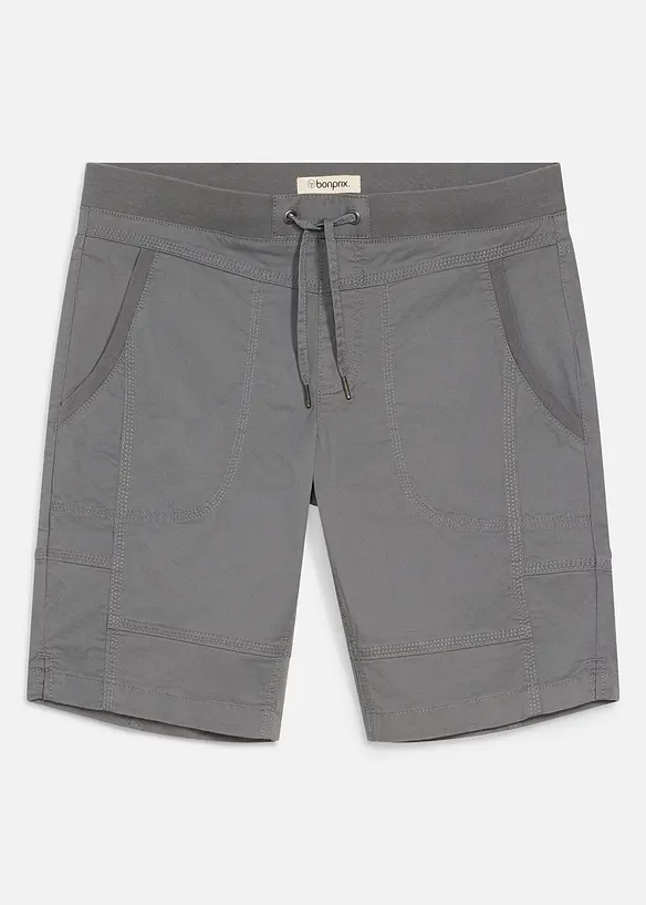 Bermuda extensible &agrave; taille &eacute;lastiqu&eacute;e, regular, bonprix