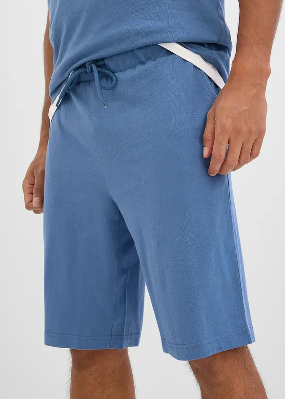 D&eacute;bardeur et bermuda 100% coton (ens. 2&nbsp;pces), bonprix