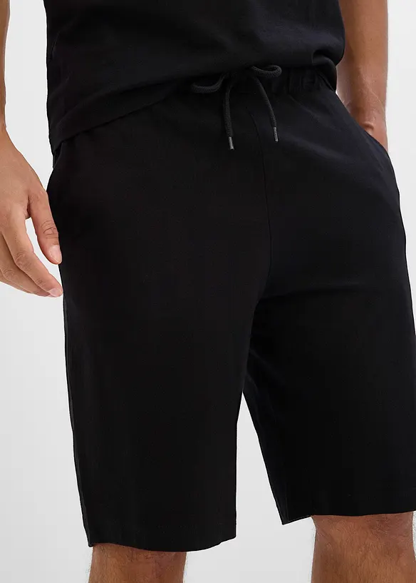 D&eacute;bardeur et bermuda 100% coton (ens. 2&nbsp;pces), bonprix