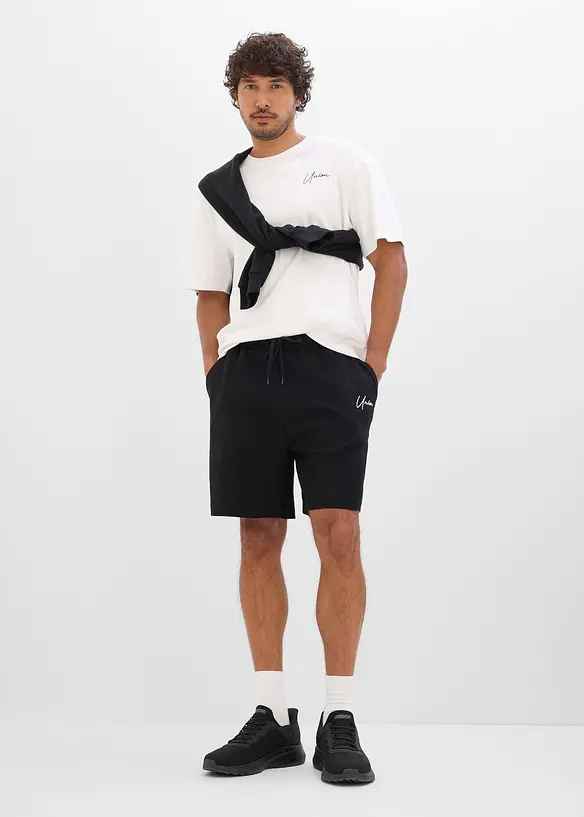 Lot de 2 shorts en jersey &eacute;pais, bonprix