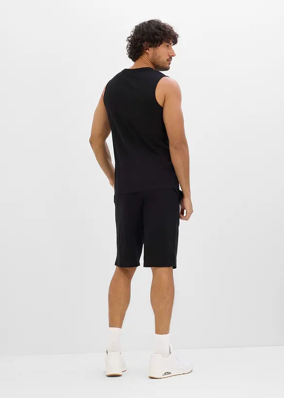 D&eacute;bardeur et bermuda 100% coton (ens. 2&nbsp;pces), bonprix