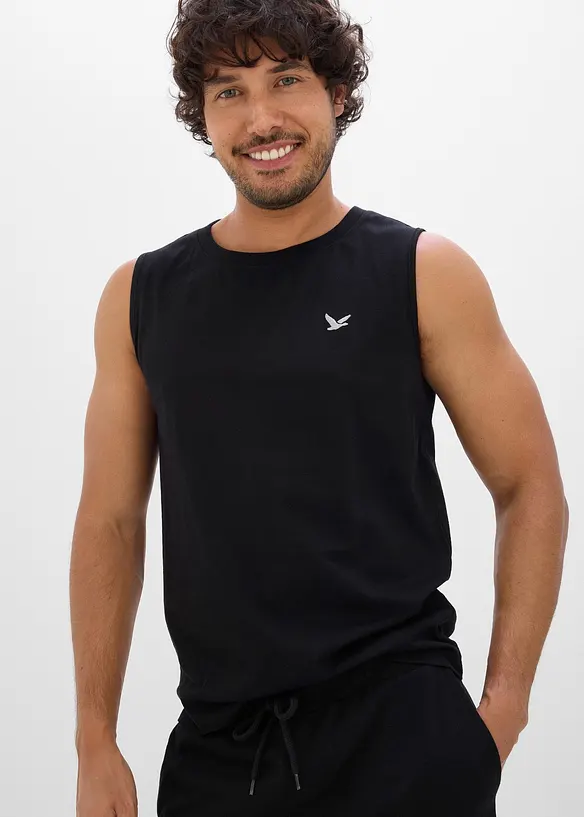 D&eacute;bardeur et bermuda 100% coton (ens. 2&nbsp;pces), bonprix