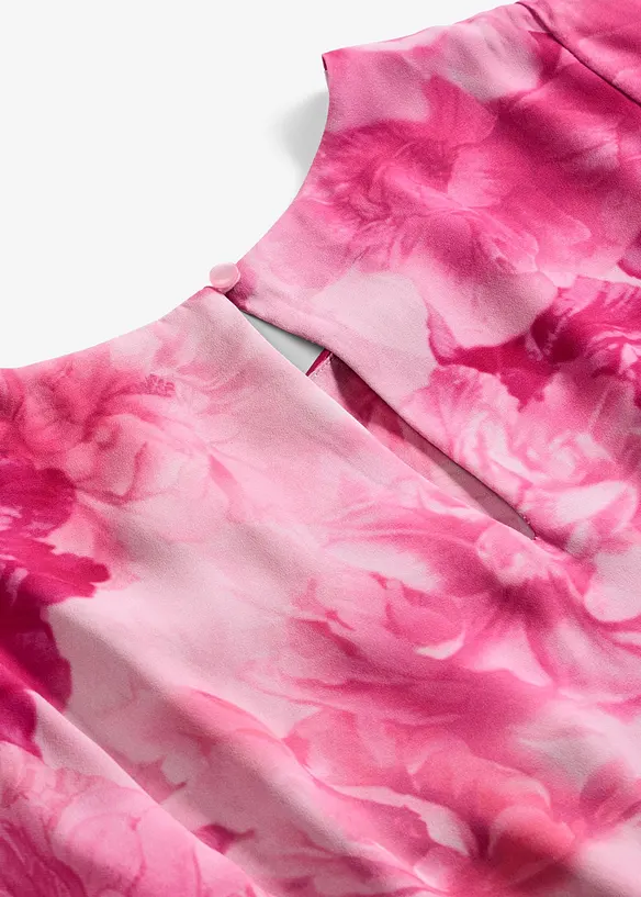 Blouse &agrave; pans, look superpos&eacute;, bonprix