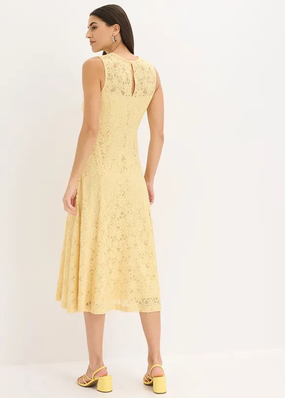 Spitzenkleid in Midi-L&auml;nge, bonprix