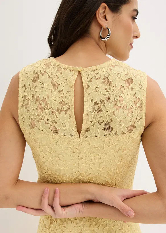Spitzenkleid in Midi-L&auml;nge, bonprix