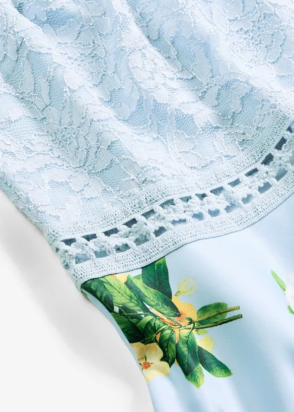 Midikleid mit Spitze, bonprix