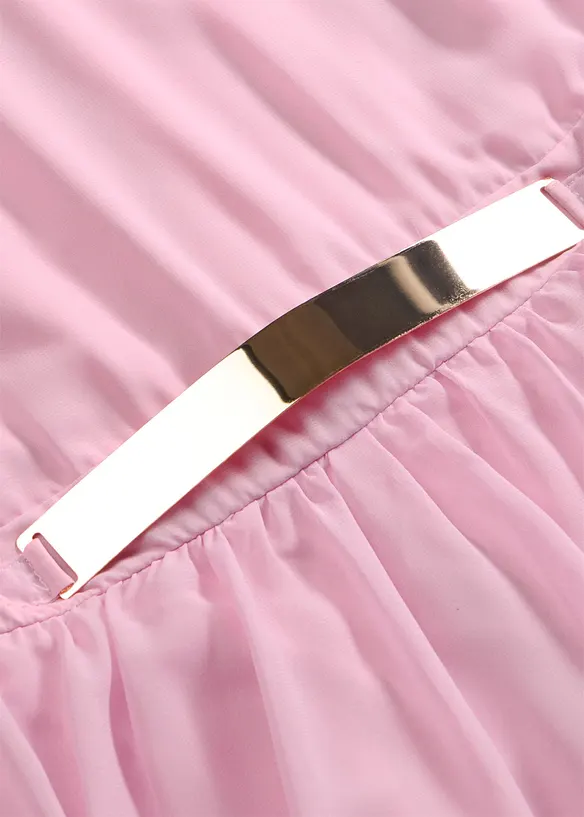 Chiffonkleid mit Kragen und Taillen-Einsatz, bonprix