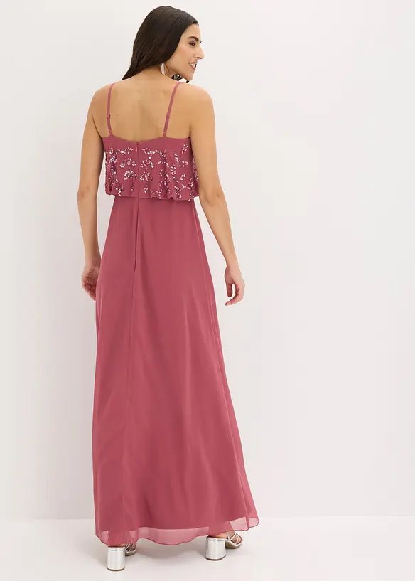 Abendkleid mit Paillettenstickerei, bonprix