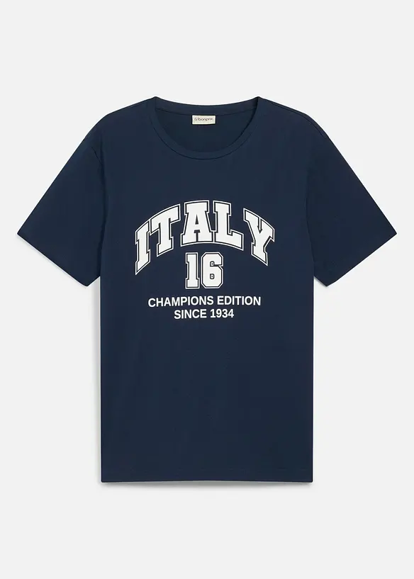 T-shirt Italie 100% coton, bonprix
