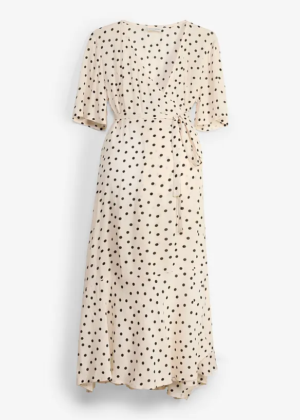 Robe fluide de grossesse et d&rsquo;allaitement en cr&ecirc;pe de viscose, bonprix