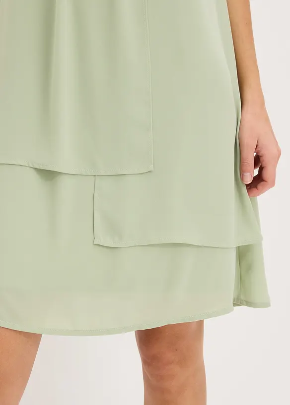 Chiffonkleid im Lagen-Look, bonprix