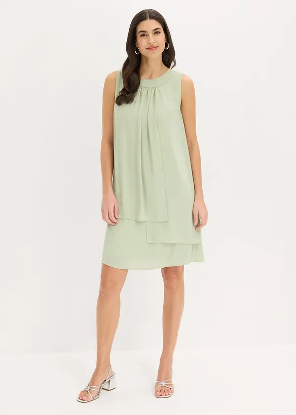 Chiffonkleid im Lagen-Look, bonprix