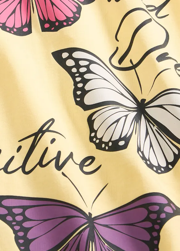 Chemise de nuit courte 100% coton, bonprix