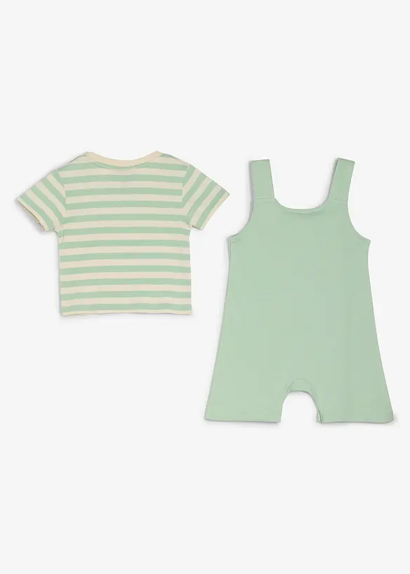 T-Shirt + Latzshorts (2-tlg. Set), bonprix