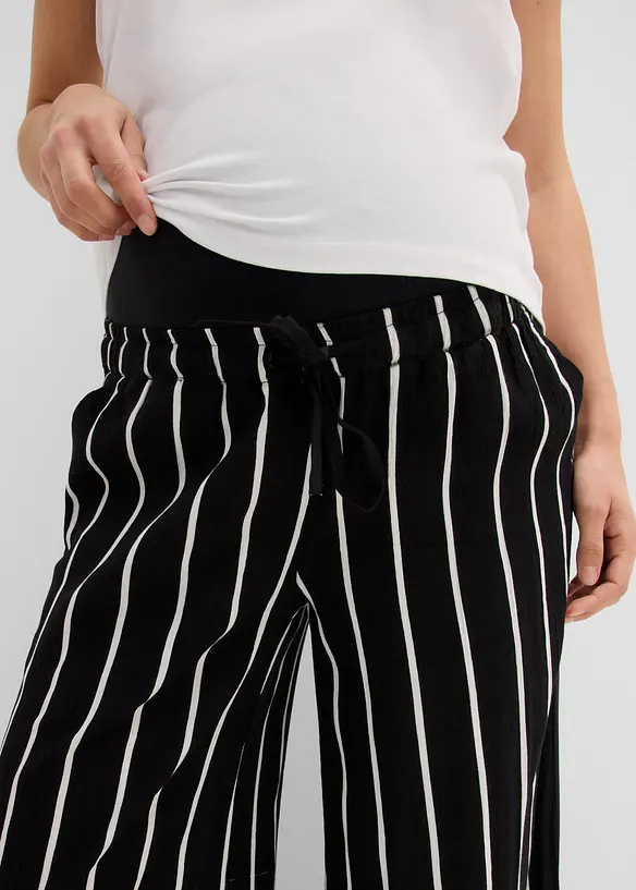 Weite Umstandshose aus Viscose-Crepe, bonprix