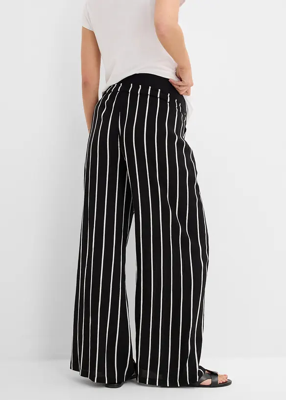 Weite Umstandshose aus Viscose-Crepe, bonprix