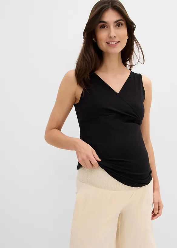 Bermuda de grossesse en gaze 100% coton, bonprix